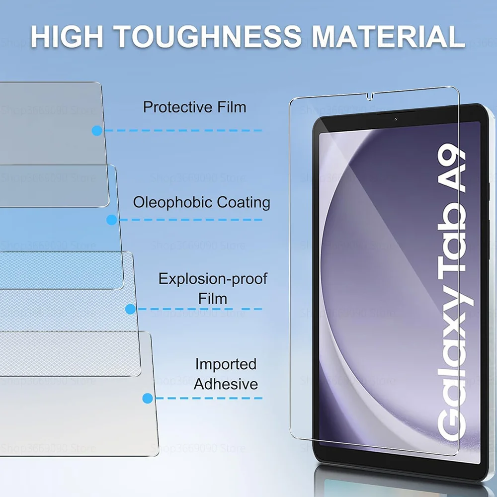 HD Scratch Proof Screen Protector Tempered Glass For Samsung Galaxy Tab A9 Plus A 9 9A A9Plus + 5G 2023 Tablet Protective Film 5