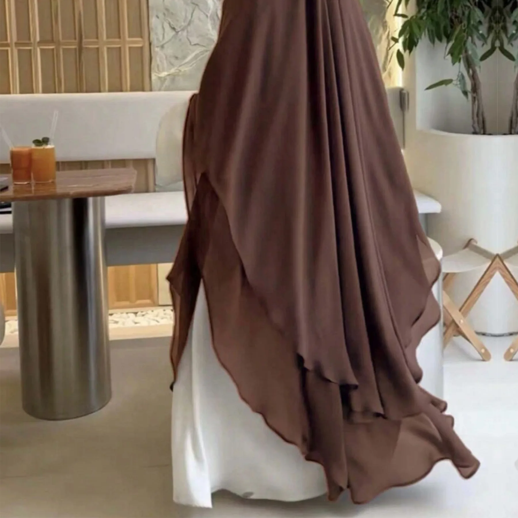 Ramadan Instant Khimar Abaya Saudi Arabia Turkey Islam Muslim Hijab Dress Prayer Clothes Abayas for Women Robe Femme Musulmane