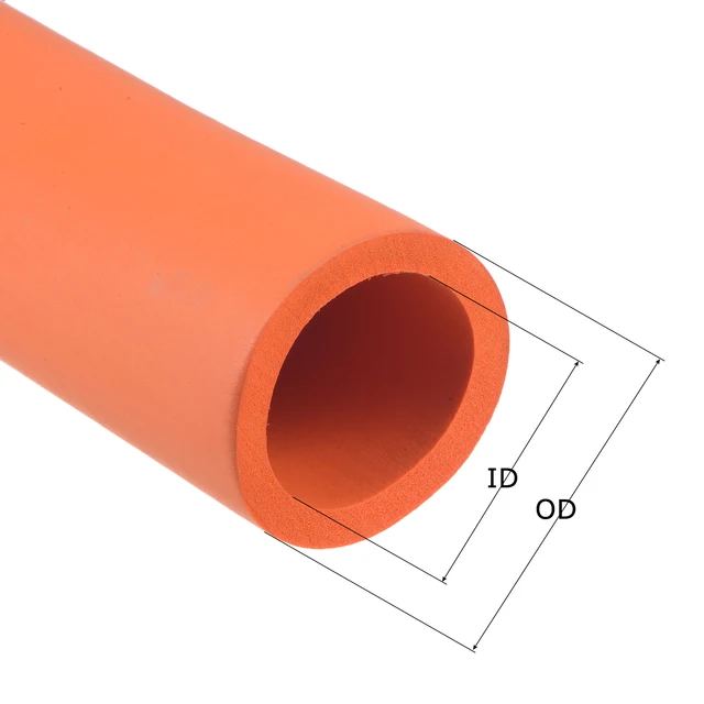 1Meter NBR Sponge Foam Rubber Tube Pipeline Holder Sponge Protective Sleeve Fitness Equipment Handle Bar Thermal Insulation Pipe 2