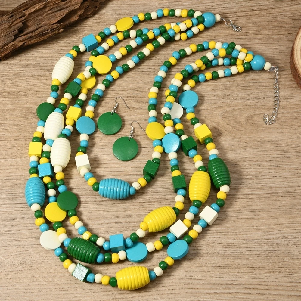 Bohemian African Jewelry Set Image 6