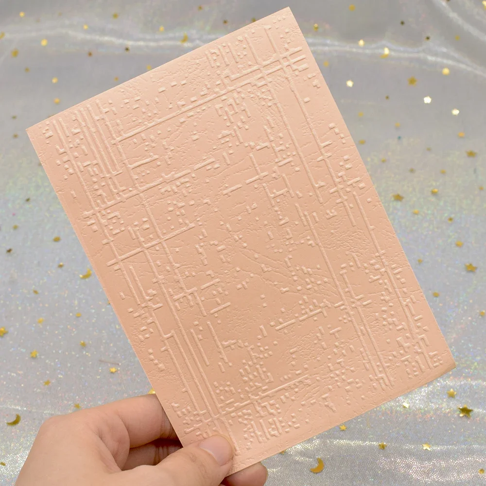 Mosaic Pattern 3D Embossing Folders For DIY Scrapbooking Paper Card Making Craft Plastic Template Stencil plastic embossing folder embossing folder