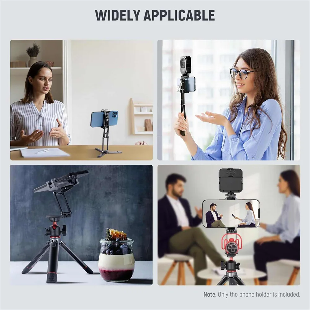 Mini Pocket Foldable Tripod Microphone Photography Vlog for Phone Vertical Horizontal Shooting Expansion Video Light