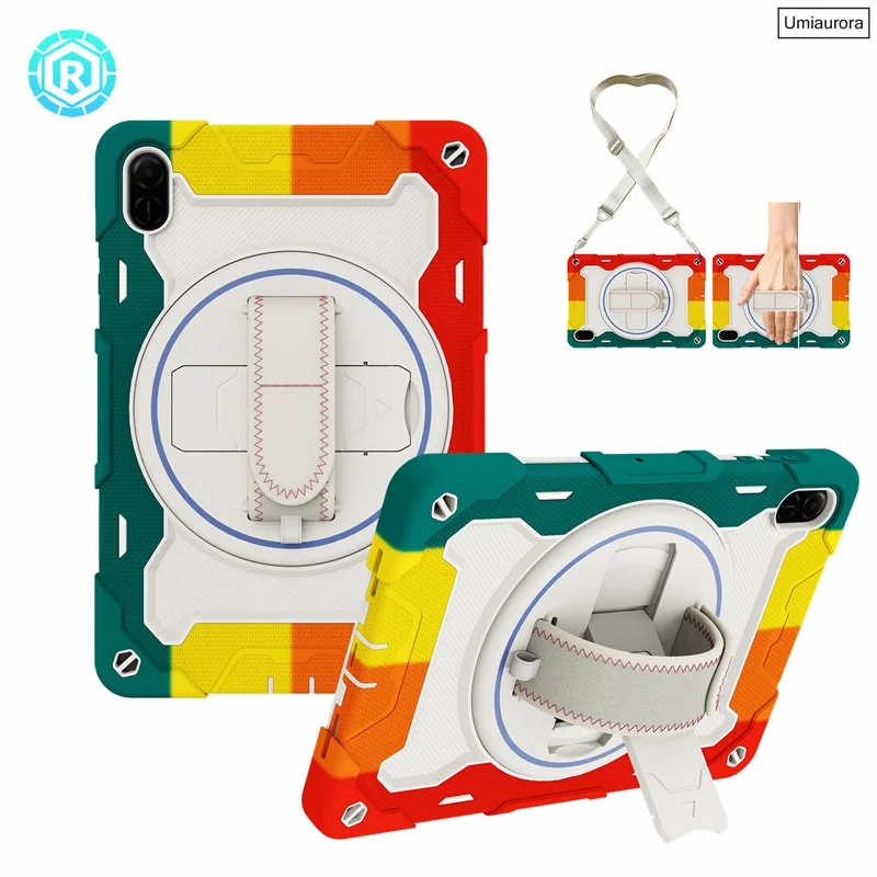 Shockproof Silicone PC Tablet Case Stand - Rugged