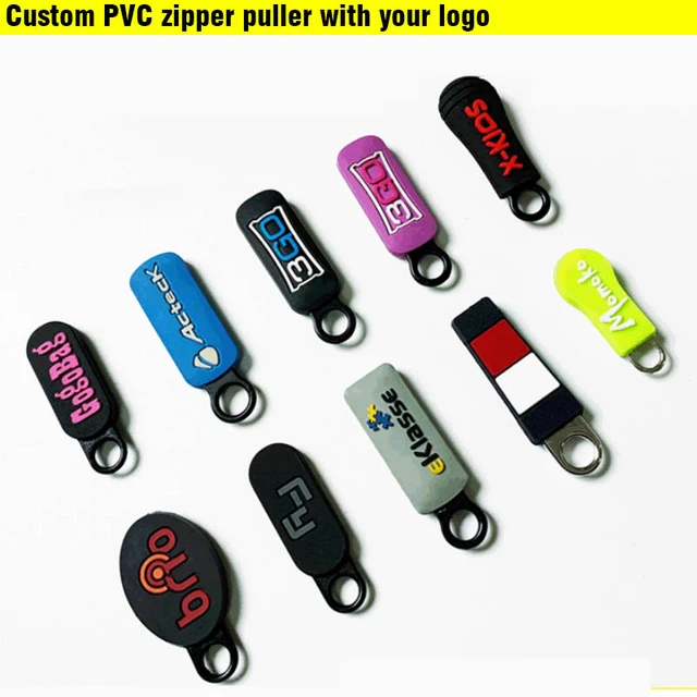 Wholesale custom zipper pulls tabs & sliders with logos