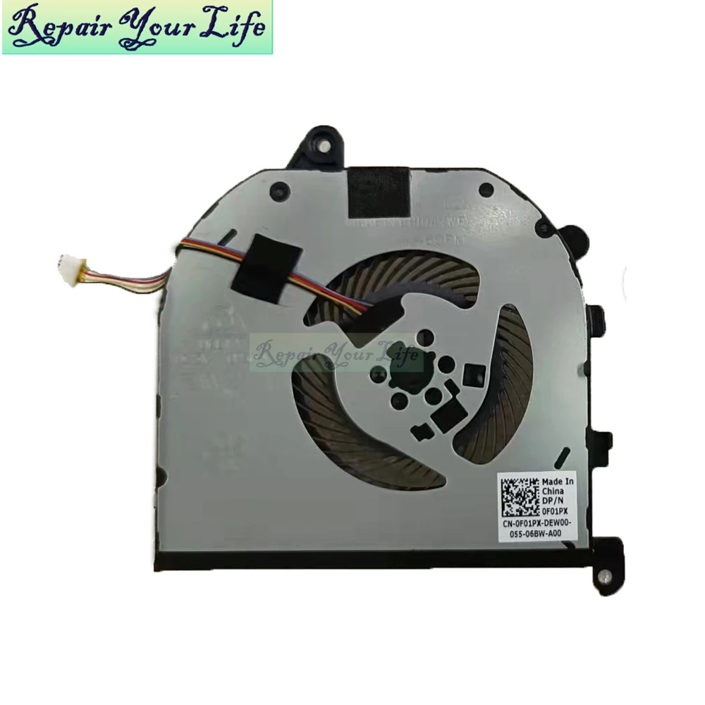 Nova Cpu Gpu Ventilador para Dell Xps 15 9570 7590 Precisão 5540 V9h8n F01px Laptop Cooler Fãs Radiador 0v9h8n 0f01px - Imagem 6