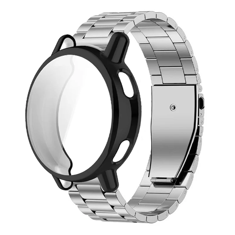 Stainless Steel Strap with Protective Soft TPU Case