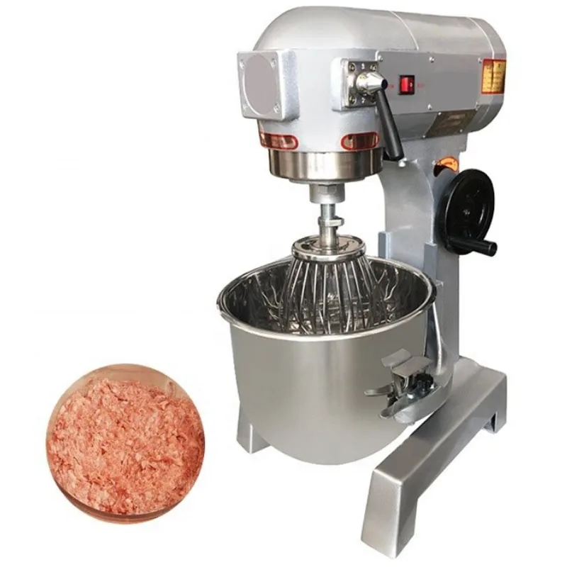 Dough Mixer Commercial Multifunctional 20L Food Processors Two-Speed Stirring Egg Beater Automatic Kneading Machine Blender 6