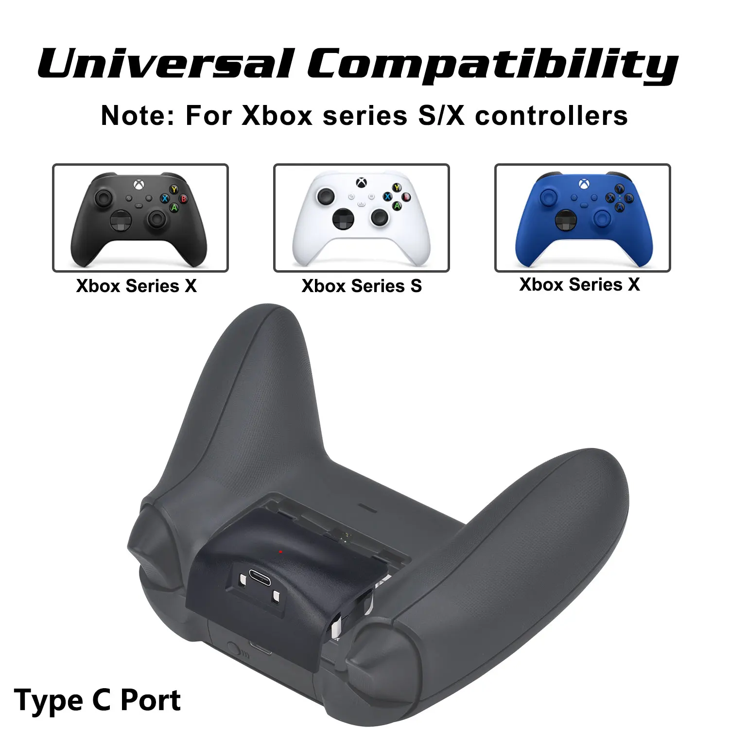 Paquete de batería para Xbox Series XS/Xbox One, 2 unidades de batería  recargable de 1100 mAh para Xbox Series X/Xbox Series S/Xbox One Controller  con cable de carga : : Electrónicos