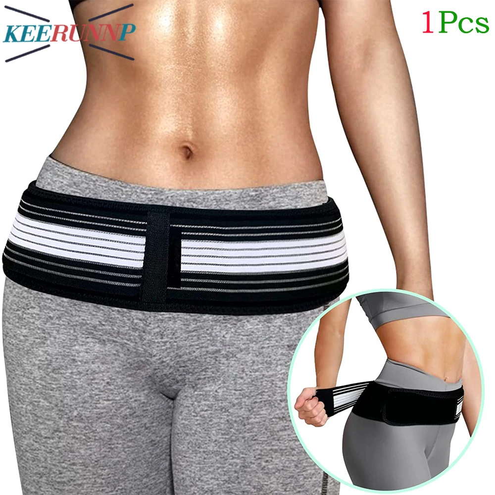 

1Pcs SI Joint Belt - Sacroiliac Belt for Women Men,Sciatica Belt Braces - Adjustable Hip Belt Braces Support for Lower Back Pain