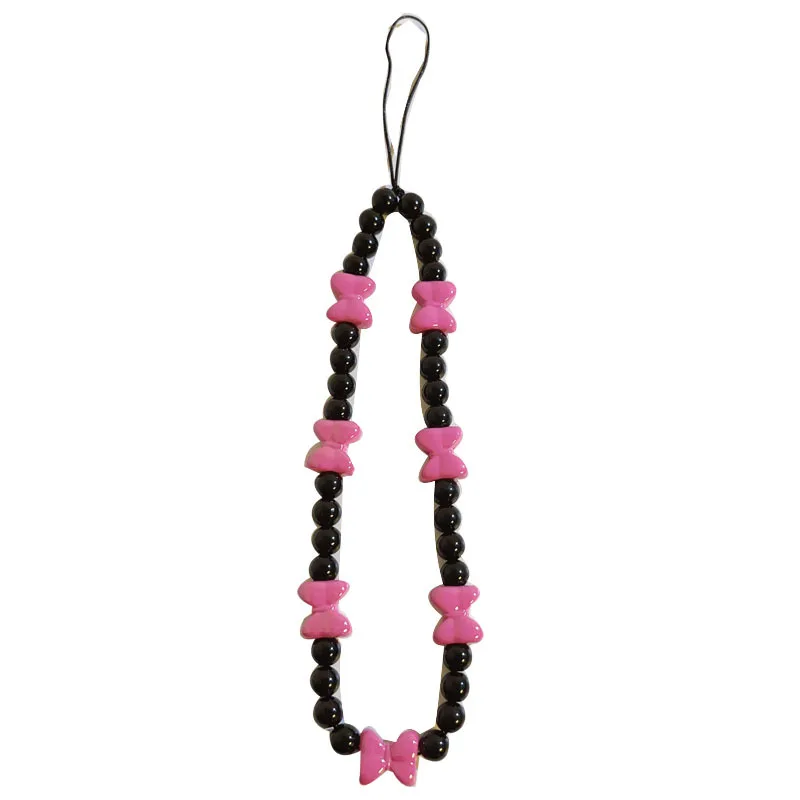 Soft Color Bead Lanyard Keychain - 3 in 1 Universal Bag, Phone Case & Camera Strap Pendant, Adjustable Women Accessory Gift