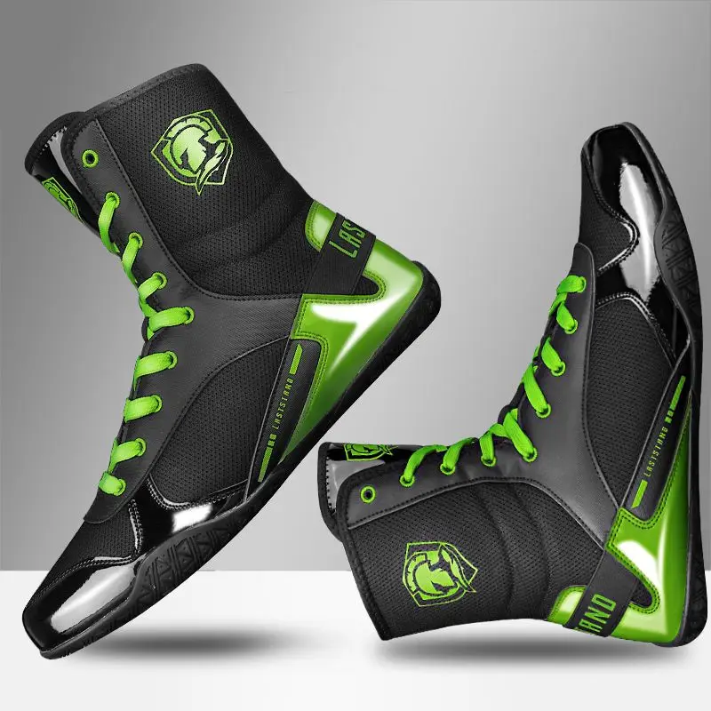 Women's Men's Boxing Shoes Wrestling Shoes Gear Fighting Athletic Training Fighting Boots Fitness
