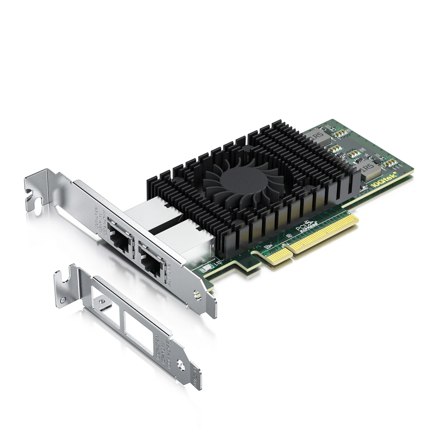 10Gb PCI-E NIC Network Card, PCI Express Ethernet LAN Adapter Support Windows Server/Windows/Linux/ESX, Compare to Intel X540-T2 10gb pci e nic network card pci express ethernet lan adapter support windows server linux esx compare to intel x550 t2