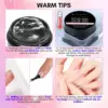 Makartt Solid Nail Gel Glue for Soft Gel Nail Tips Clear Acrylic Nail Tips Solid Gel Nail Glue for Press On Nails Fake Nails 6