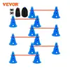 VEVOR Dog Agility Hurdle Cone Set Agility Training Equipment with Height Adjustable Crossbar Puppy Obstacle Course Jump Starter 1