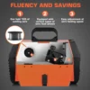140A MIG Welder Gasless, 110V/220V Dual Voltage Flux Core Welder Flux MIG/Lift TIG/Stick 3 In 1 Synergy MIG Welding Machine 6
