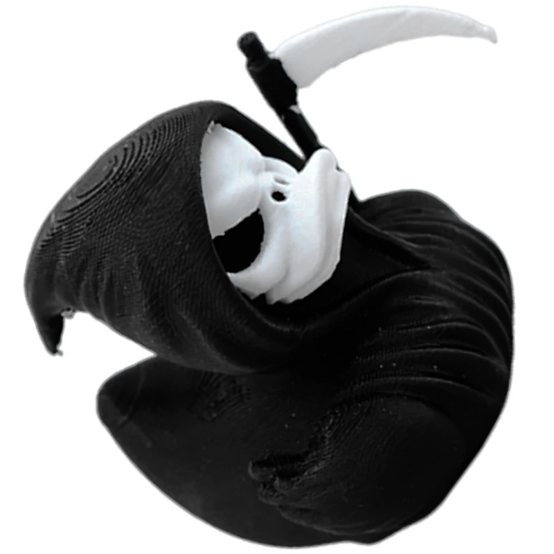 Fantasievoll veröffentlichte Todesenten-Skulptur, Halloween-Arbeitsplattendekoration, sichere Kunststoffkreation für die B03E – Detail 8