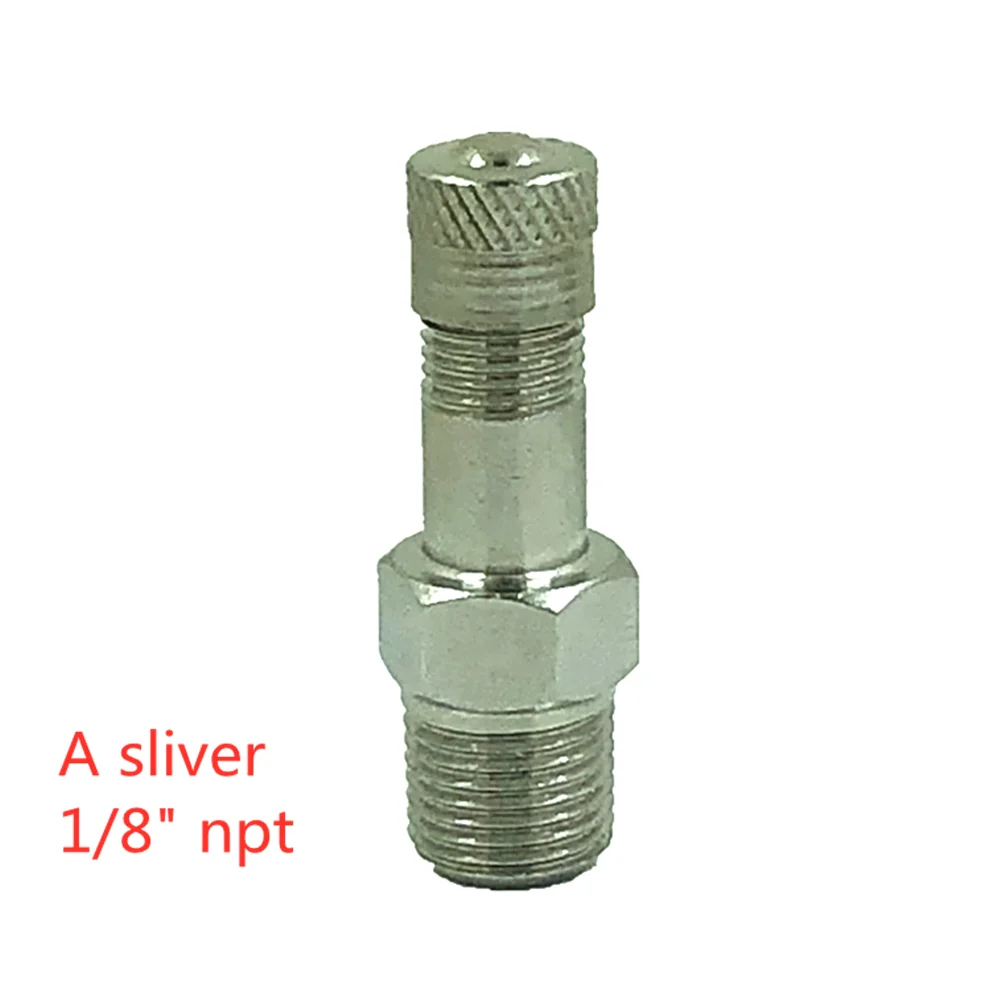 Brass Schrader Air Compressor Fill Valve with Dual NPT Options