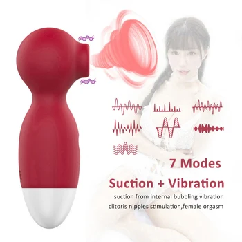 Sucking Vibrator for Women Men Dildo Clitoris Stimulator Pussy Oral Blowjob Clit Nipple Sucker Etotic Sex Toys for Adult Couple 1