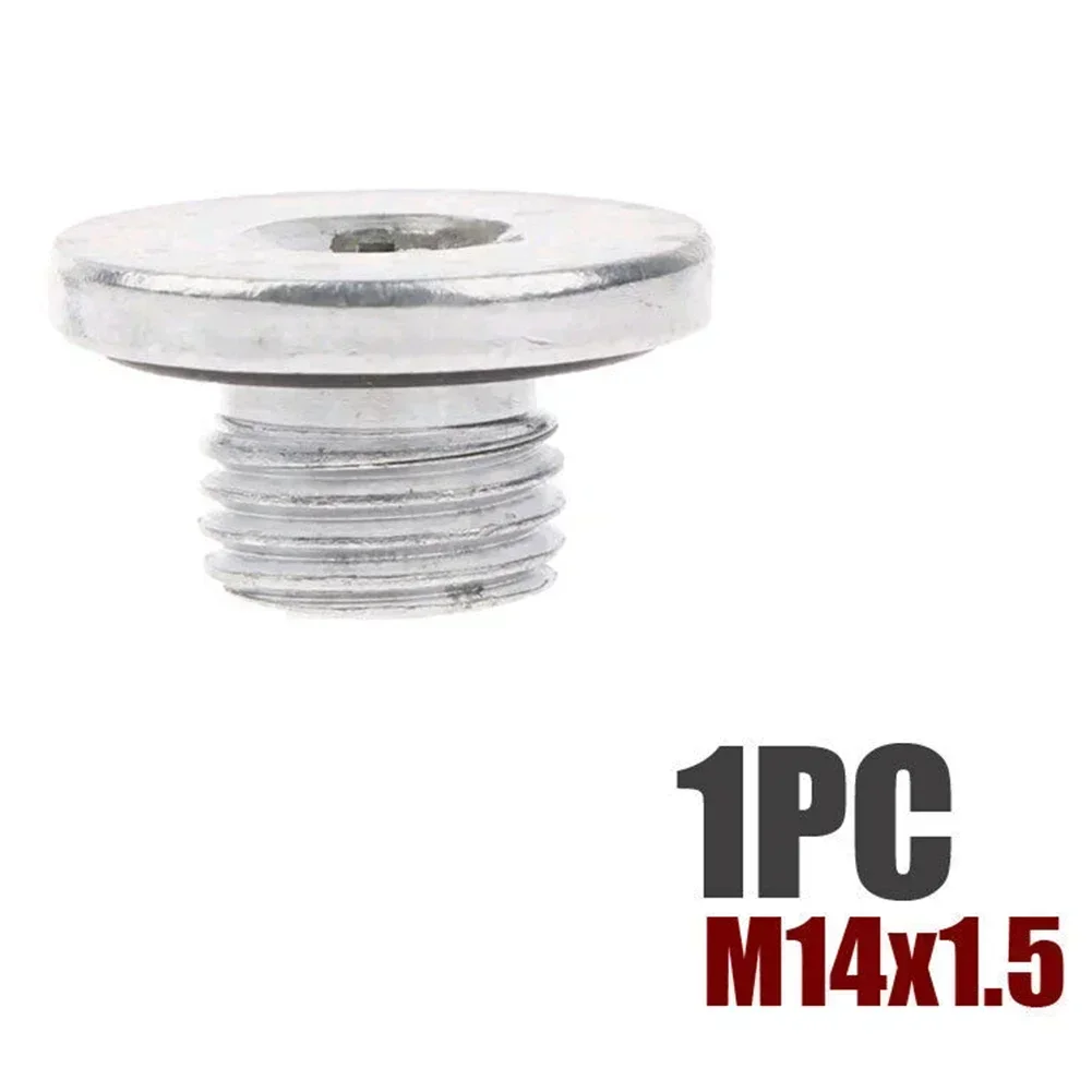 M14 X 1.5 Aluminium Alloy Oil Drain Plug Sump Drain Nut Bolt With Copper Gasket For Opel Silver Tone 90502556 Oil Plug