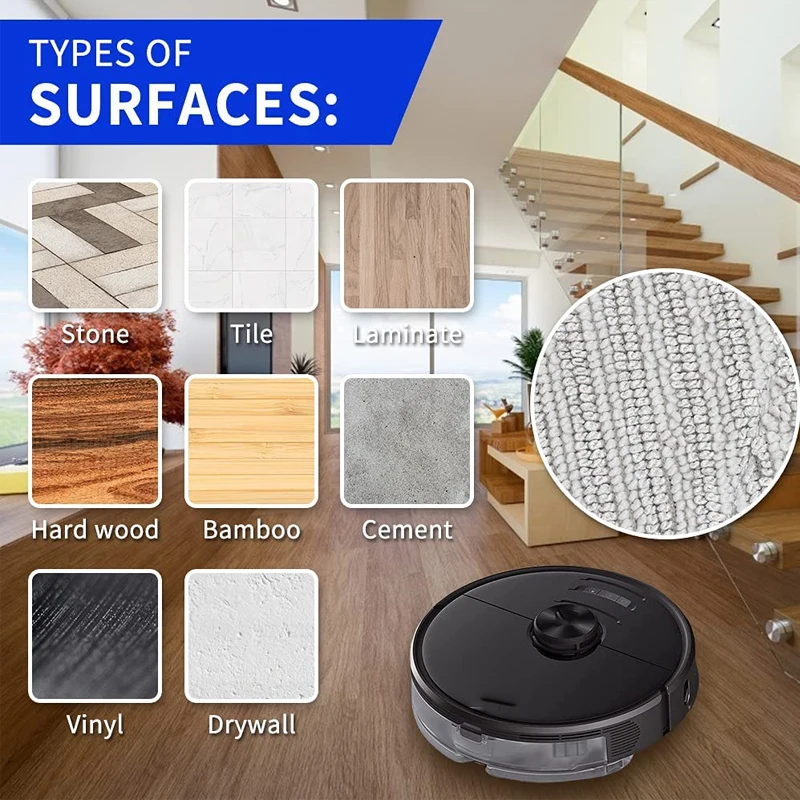 Kit Di Accessori Di Ricambio Per Xiaomi Roborock S5 Max S6 Pure S6 MaxV S5 S50 Salviettine Filtranti A Rullo Spazzola Laterale Principale Mop Confezione Da 19 81050436