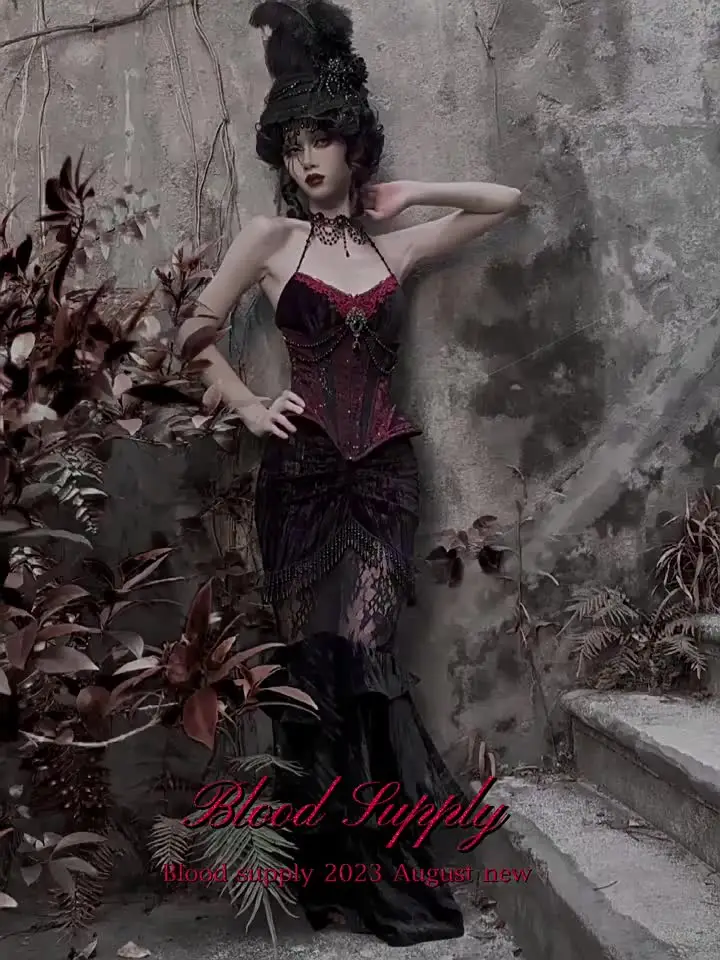 BLOOD SUPPLY / Goddess-Tops［BLK］ BLOOD SUPPLY / Goddess-Tops［BLK］ Blood Supply Original