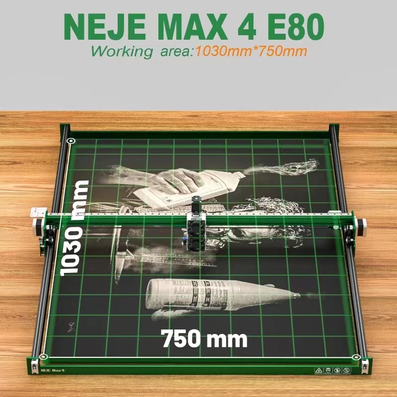NEJE MAX 4 E80 Laser Cutter 3