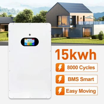 10KWh battery 53.2 v 200ah 100ah wall mounted household 48v 5kWh solar energy storage LifePO4 battery