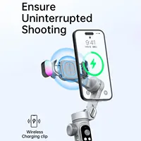 AOCHUAN Smart XPro 3 Axis Smartphone Gimbal Stabilizer For iphone And android Phone Stable shooting with RGB video fill light - Image 4
