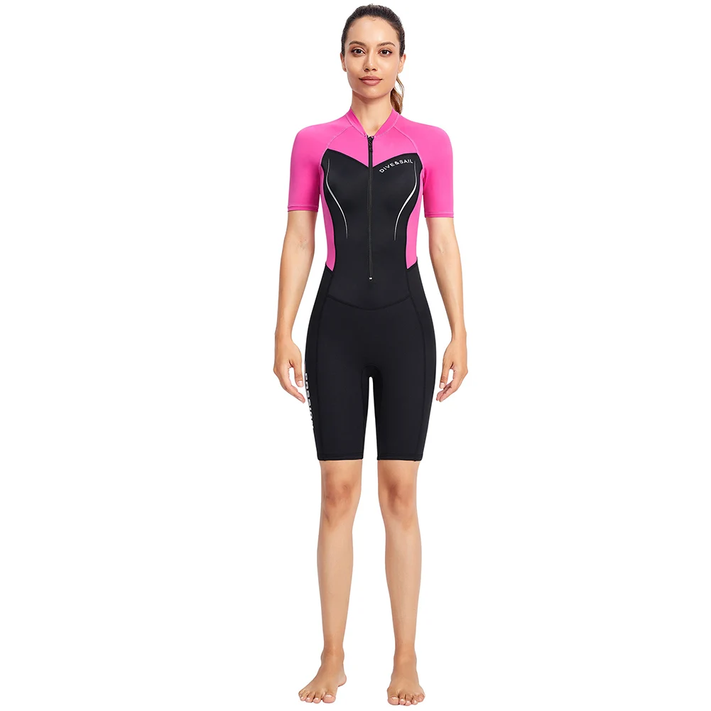 Dames Wetsuit Monopiece Stretch Wetsuit Lange Mouwen Duiken Surfpak Met Rits op de Achterkant voor Snorkelen, Zwemmen, Surfen, Zwart, L Dames Wetsuit Monopiece Stretch Wetsuit Lange Mouwen Duiken Surfpak Met Rits op de Achterkant voor Snorkelen, Zwemmen, Surfen, Zwart, L