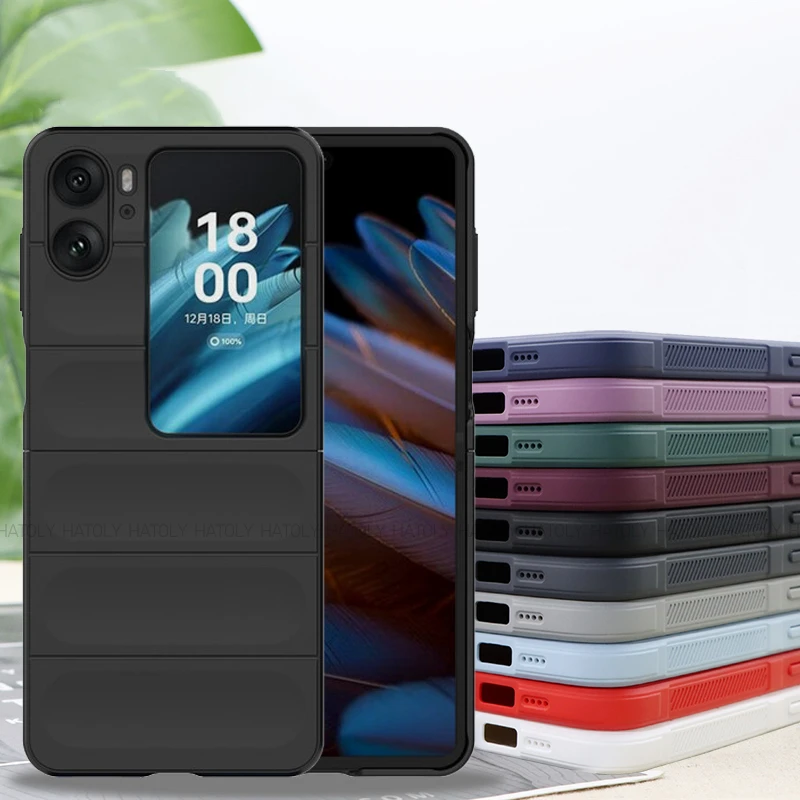 Per Oppo Find N2 Flip Case Oppo Find N2 N3 Flip 5G Cover Luxury Matte Pc Cover Posteriore Rigida Protettiva Antiurto Oppo Find N2 Flip