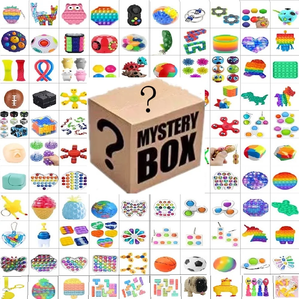 351020pcsRandomMysteryGiftsFidgetToysPack500DifferentFidget