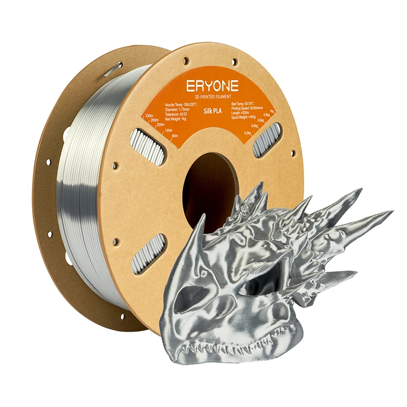 Silk PLA Filament 1KG Biodegradable No Bubble