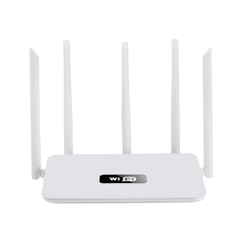 Hot Ttkk Wifi Router 5 Antenne Router Wireless 2.4G 300Mbps Ap/Dial Mode Ripetitore Wifi 5 Antenne Ad Alto Guadagno Per La Casa