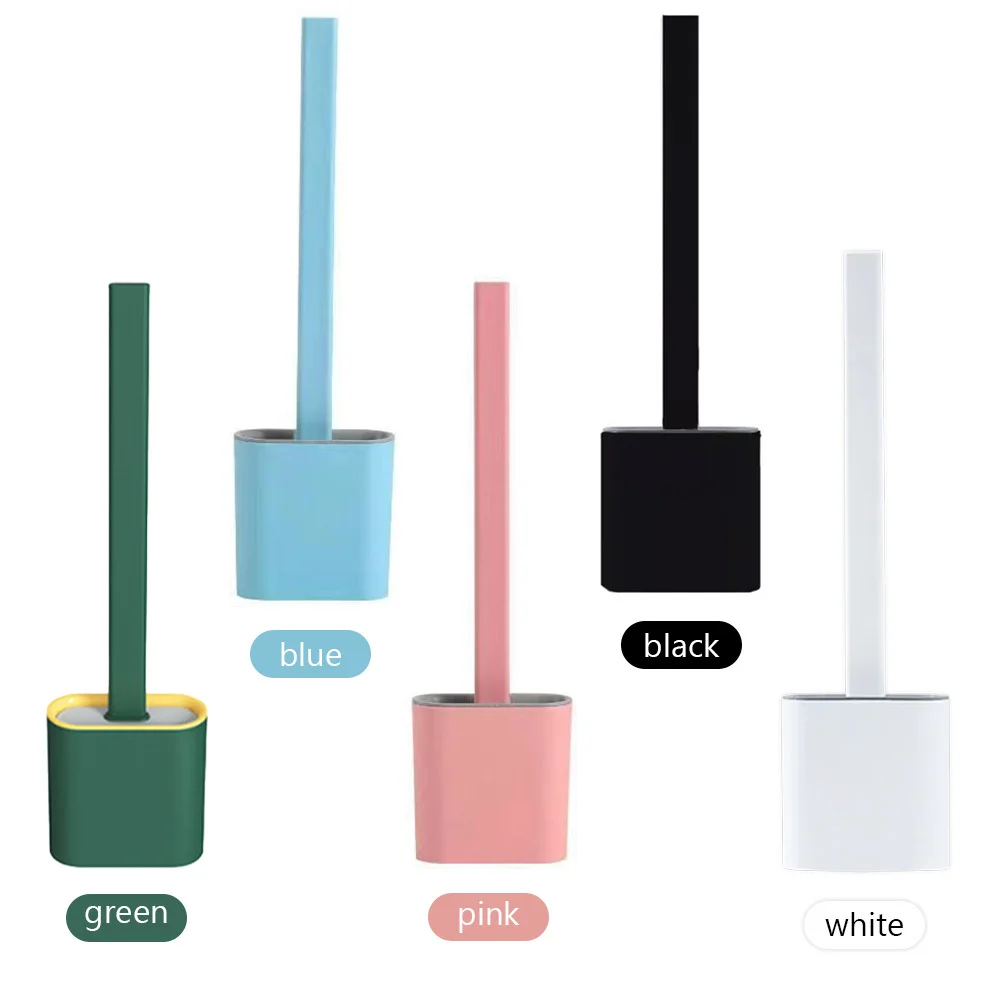 And Bathroom Holder Set Silicone Toilet Brush: 3 - 5 Days Free Delivery Only UK