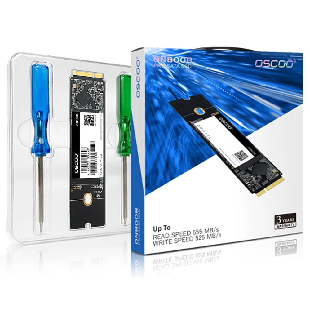 Oscoo-macbook Pro Ssd Macbook Air A1465 A1466 A1398 A1425 Disco Rígido Capacidade de Atualização 256gb 512gb 1tb 2012 - Imagem 4