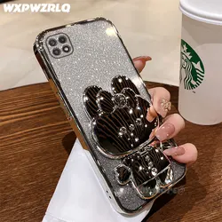 Elegant Rabbit Mirror Bracket Electroplated Phone Case for Wide5 (Silver)