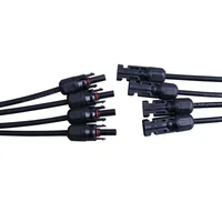 1/5/20/100Set PV Solar Connector  Photovoltaic Male Female Plug Waterproof 3 4 5 Way Y-Type 1 In 2/3/4 Out Solar Kits System 2