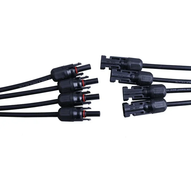 1/5/20/100Set PV Solar Connector  Photovoltaic Male Female Plug Waterproof 3 4 5 Way Y-Type 1 In 2/3/4 Out Solar Kits System 2
