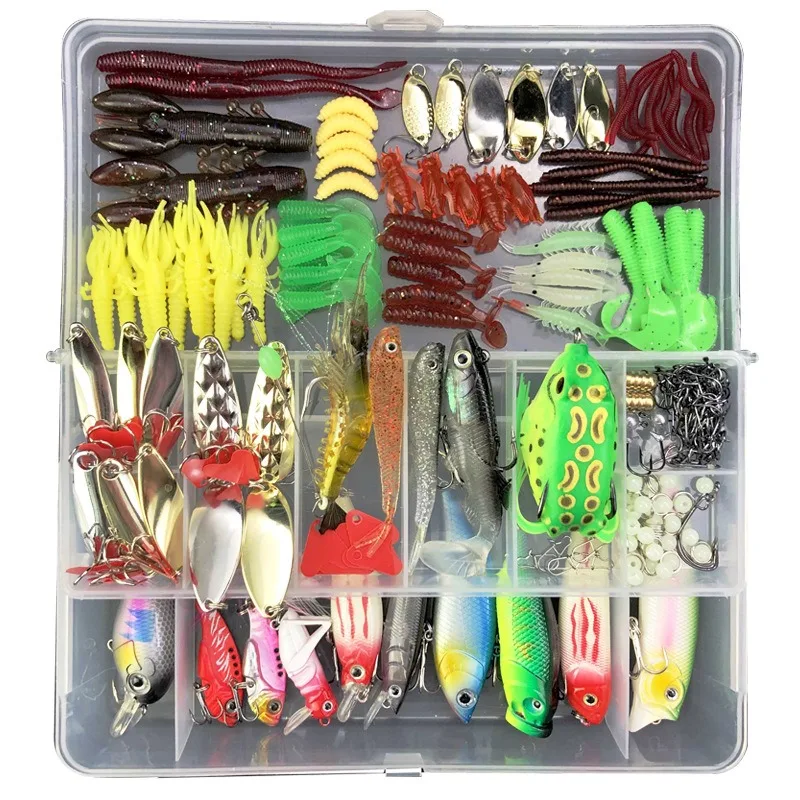 Fishing Lure Kit Soft and Hard Bait 3