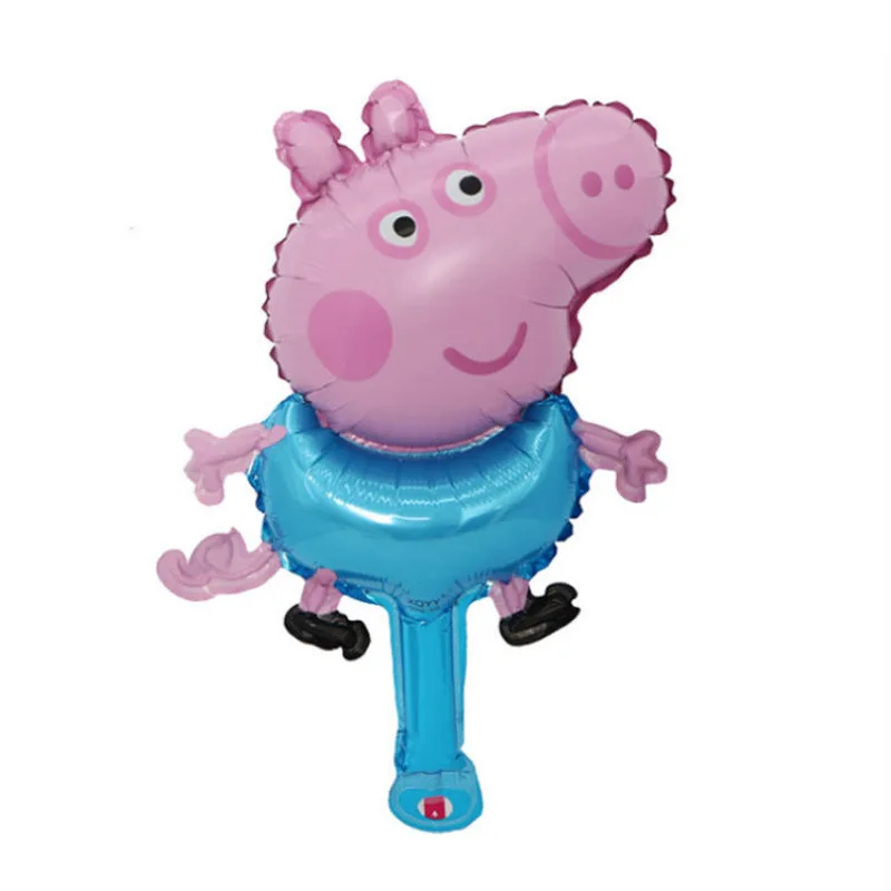 thumbnail image 1 of 1 pieza de globo con temática de Peppa Pig de dibujos animados, juguete de decoración de cumpleaños para niños de George, globo de aluminio, suministros para fiestas, decoración para baby shower, 1 of 5