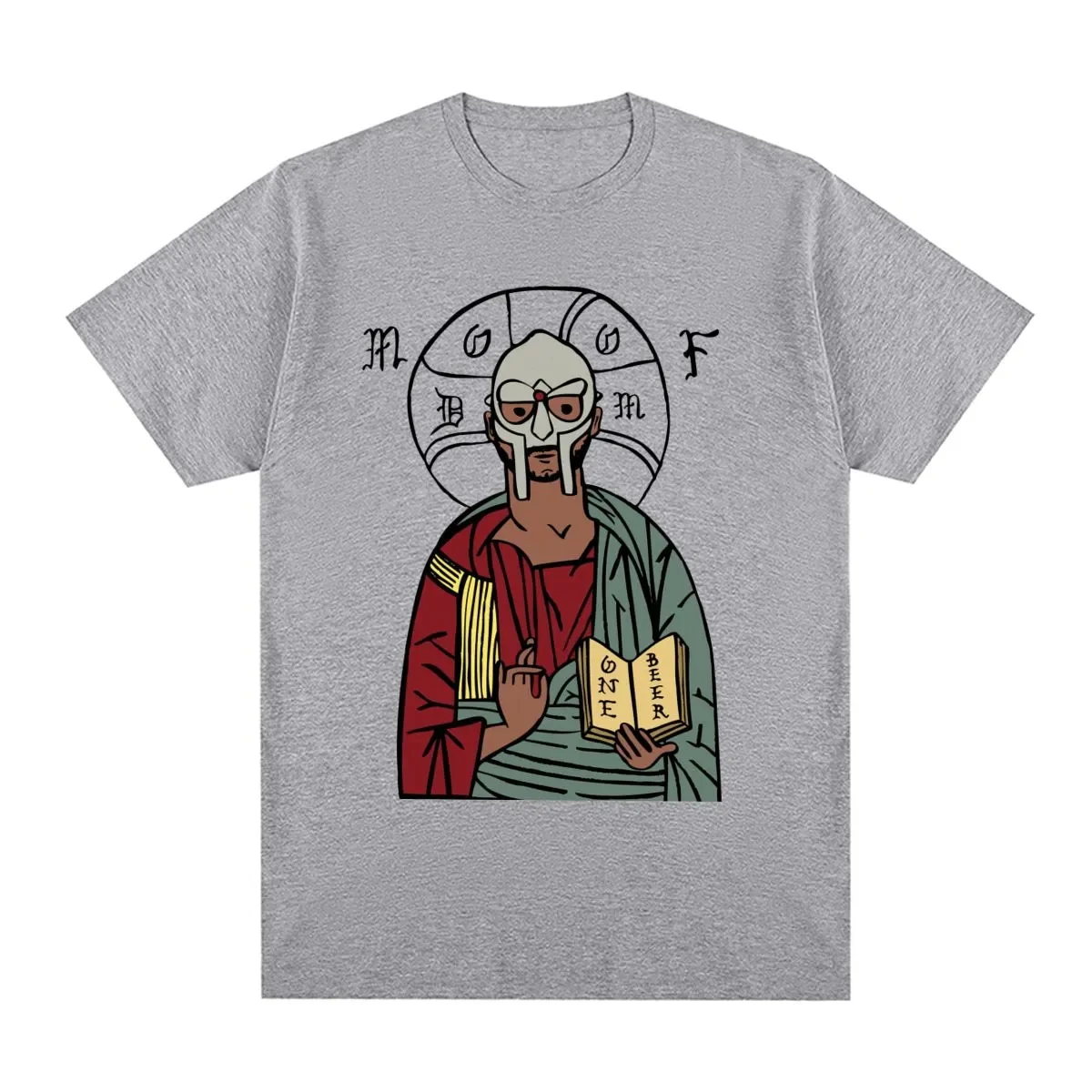 Mf Doom 빈티지 티셔츠, 클래식 레트로 마스크, 힙합 파티, 플러스 사이즈, 여성 티셔츠, 신상