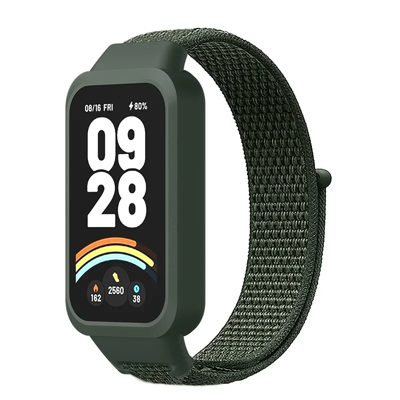Breathable Nylon Loop Strap - Comfortable & Durable Replacement Wristband Bracelet for Fitness Trackers