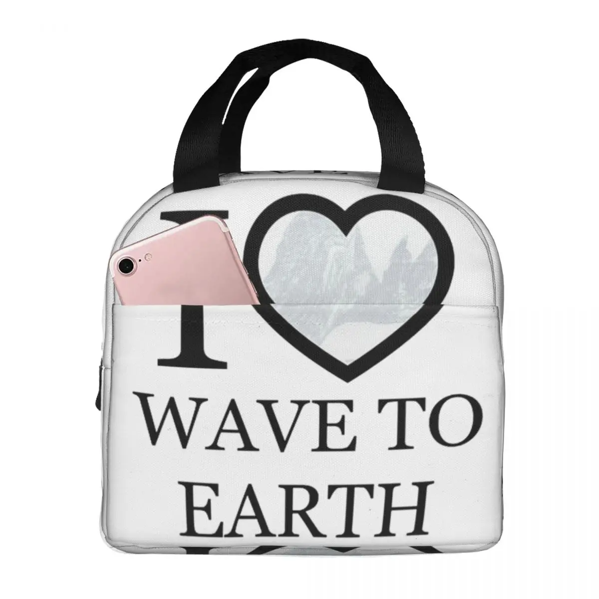 

I Love Wave To Earth Merch Ланч-боксы, портативные изолированные холщовые сумки-Кулеры, Корея, индийский рок-группа, термобокс для пикника с холодной едой