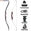 Toparchery Archery 60" Left/Right Wooden Hunting Bow,Traditional Laminated Longbow,Outdoor Shooting Hunting Recurve Bow Set Gift 1