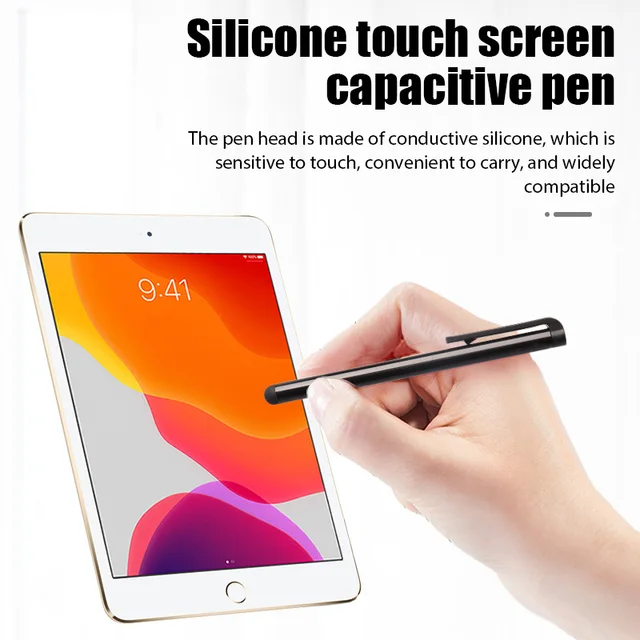 10 pezzi di capacità penna stilo universale accessori per touch screen per telefono cellulare penna capacitiva in metallo tablet per Xiaomi Iphone 3