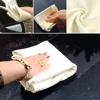 Car Natural Chamois Free Shape Clean Genuine Leather Cloth Suede Ultra Absorbent Quick Dry Towels for Car Wash Cleaning Cloth 3
