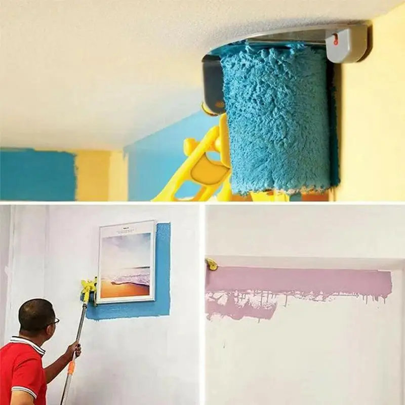 Pennello a rullo per pittura murale pennello a rullo per rifinitura vernice  in lattice angolo interno pennello per pittura a soffitto strumenti per il  trattamento della pittura murale - AliExpress