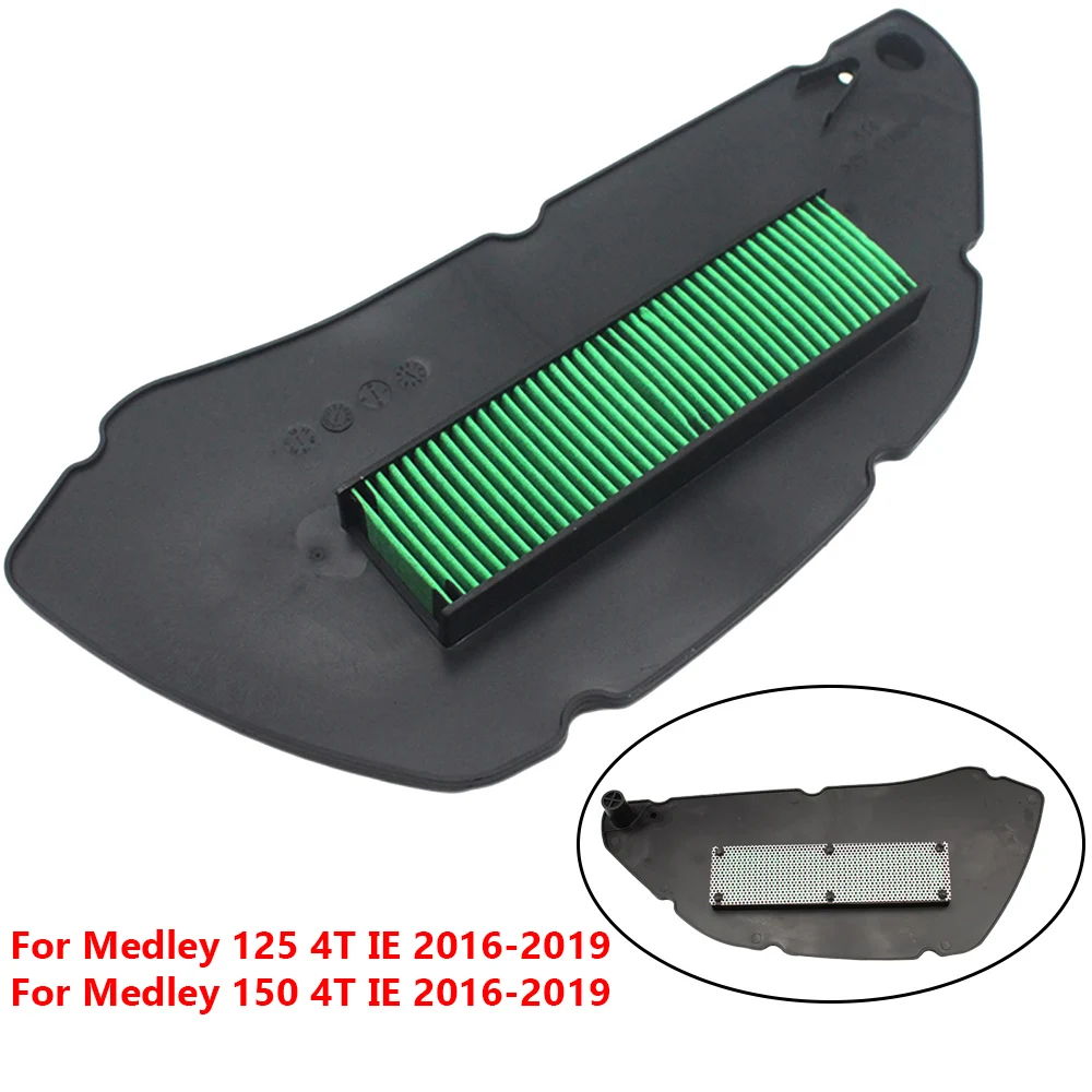 

Сменный воздухозаборный фильтр для мотоцикла, элемент очистки, воздушный фильтр двигателя для Piaggio Medley 4T IE ABS 125 150 2016-2019