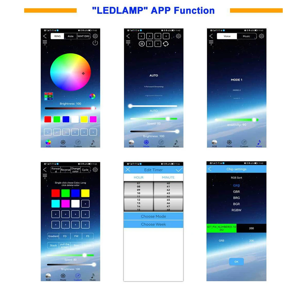 LED 문자열 조명 WS2812B sk6812 픽셀 RGBIC 스마트 LED 커튼 문자열 빛 블루투스 APP 크리스마스 요정 빛 DIY USB 5V