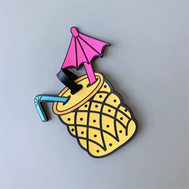 Creative Animal Cartoon Luggage Tag - Silica Gel Suitcase ID Holder with Address Label